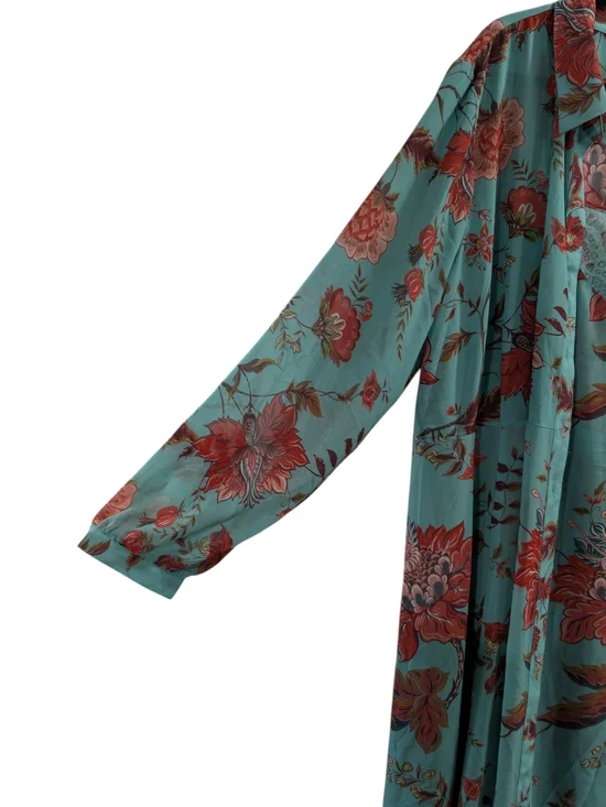 Soft Surroundings Blair Dress Maxi 2- piece Slip Duster Vacation Cruise - Picture 7 of 13